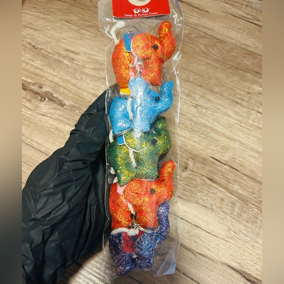 Handmade Elephant Keychain Set - Picture 3 of 8